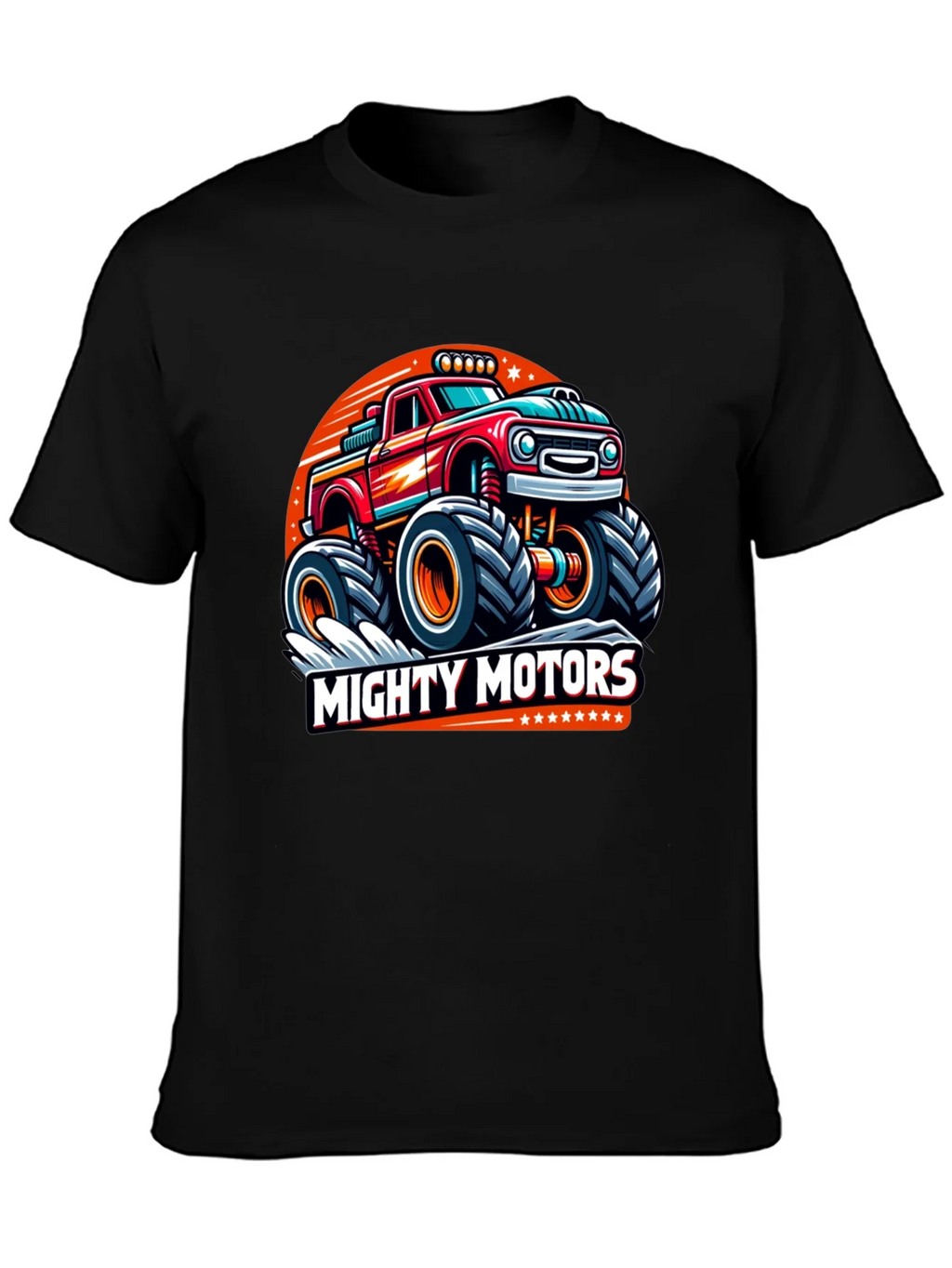 Mighty Motors Monster Truck Graphic Tee