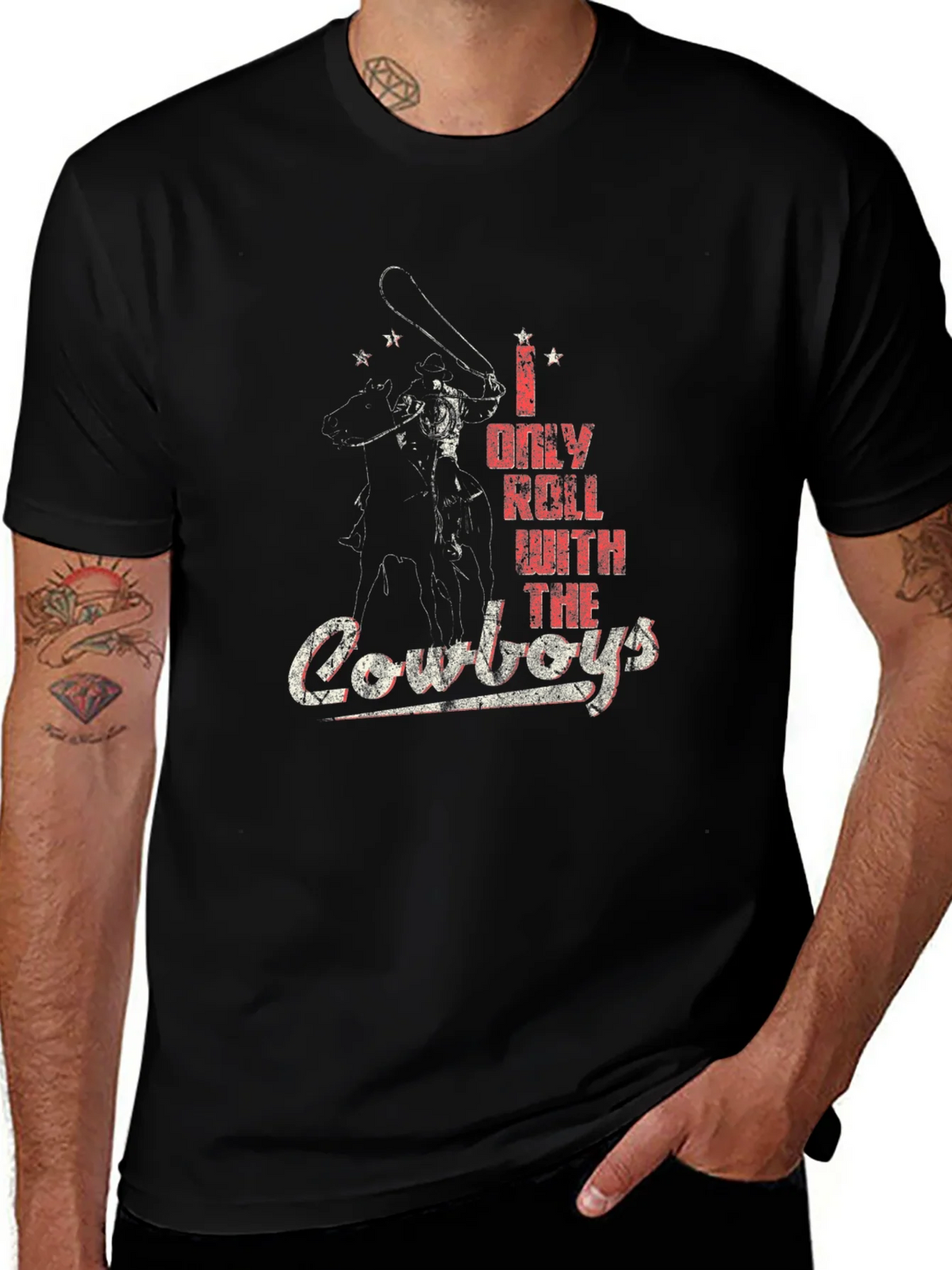 I Only Roll With The Cowboys T-Shirt