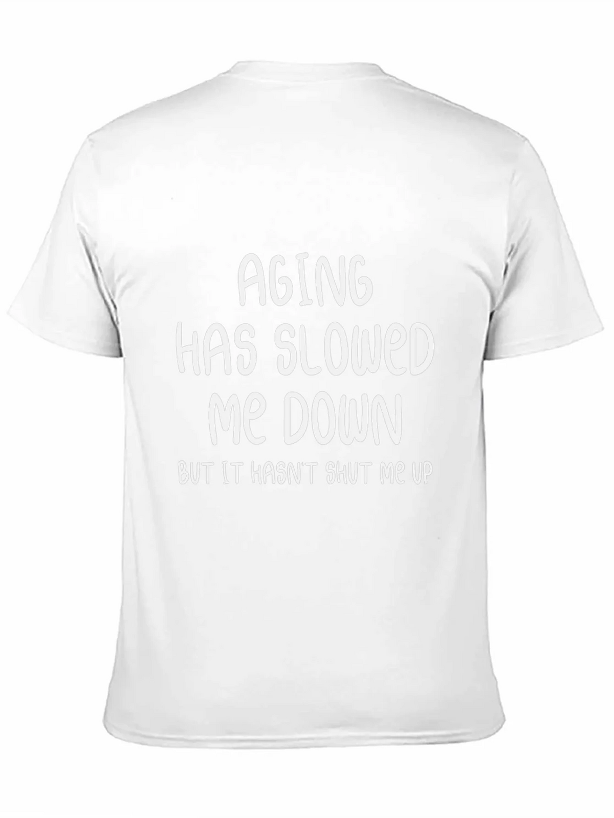 Funny Aging Sarcastic Humor Black Graphic T-Shirt
