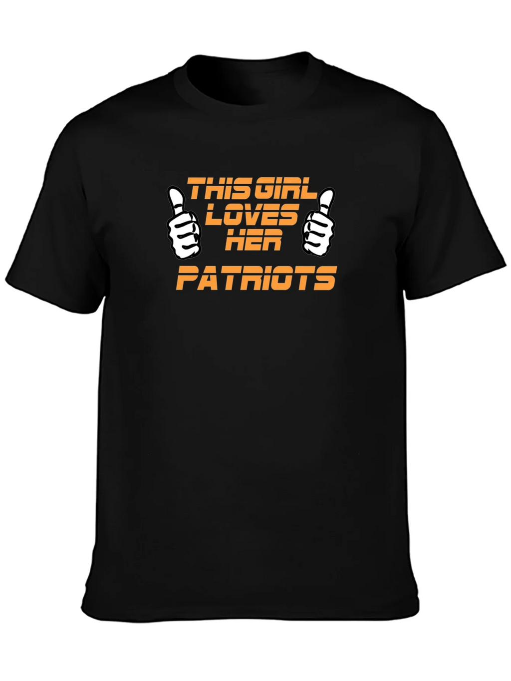 Patriots Fan T-Shirt - This Girl Loves Her Patriots
