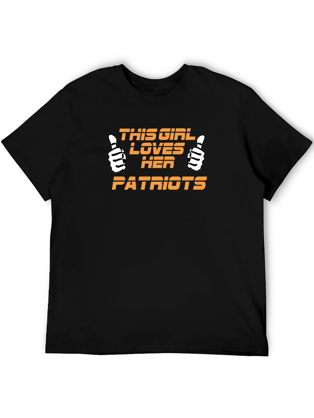 Patriots Fan T-Shirt - This Girl Loves Her Patriots
