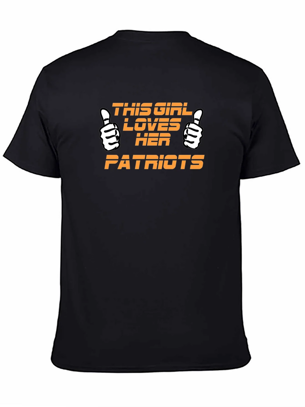 Patriots Fan T-Shirt - This Girl Loves Her Patriots