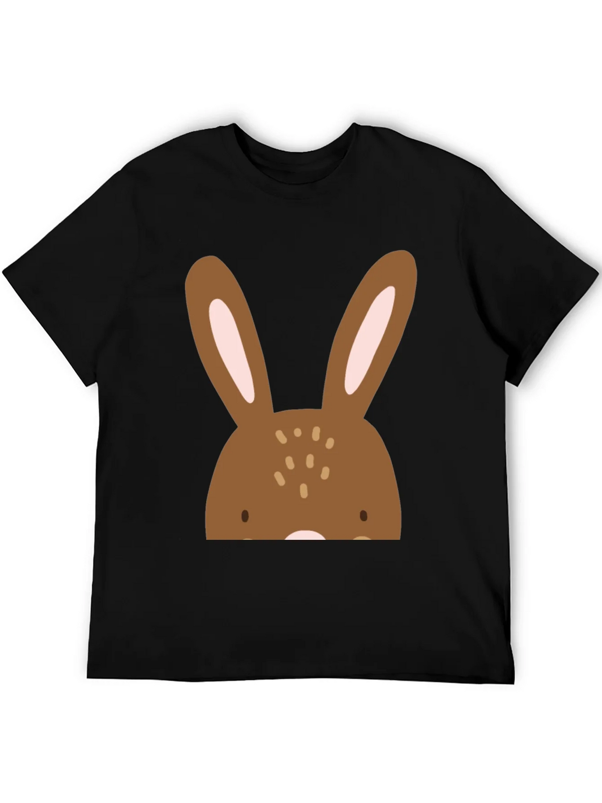 Bunny Graphic Black T-Shirt - Easter Ready!