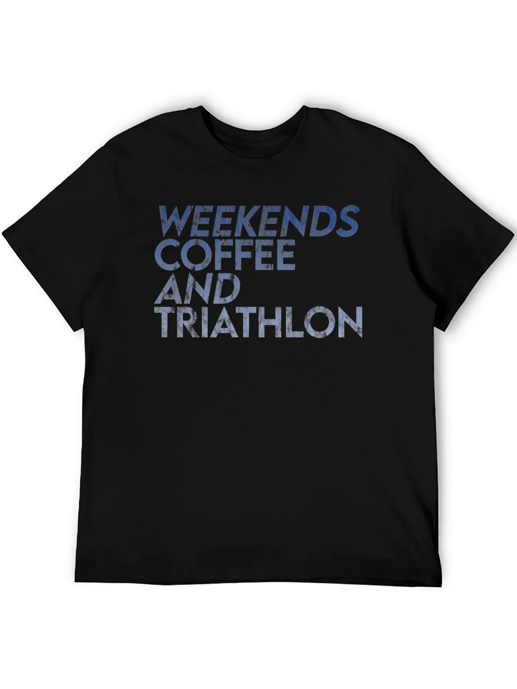 Weekends Coffee and Triathlon Graphic T-Shirt