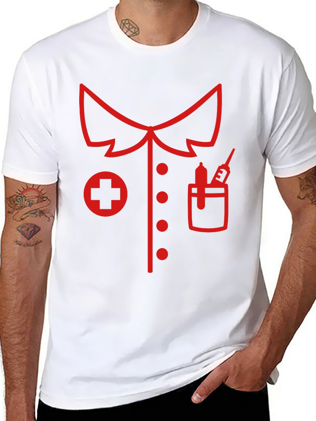 Nurse Costume Graphic T-Shirt