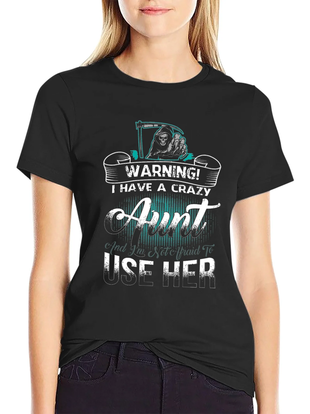 Crazy Aunt Warning Graphic Tee - Unisex