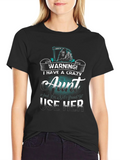 Crazy Aunt Warning Graphic Tee - Unisex