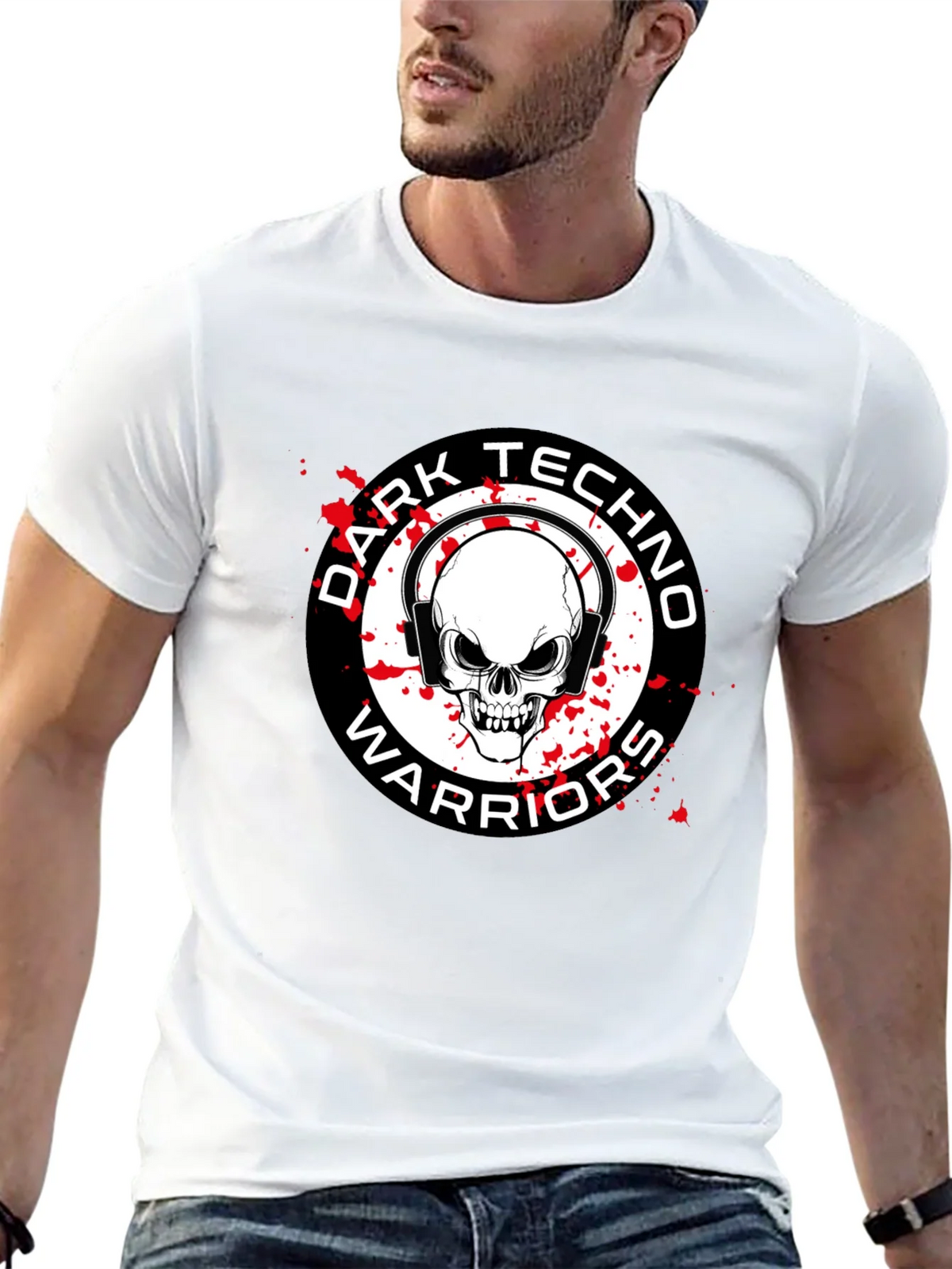Dark Techno Warriors Graphic T-Shirt