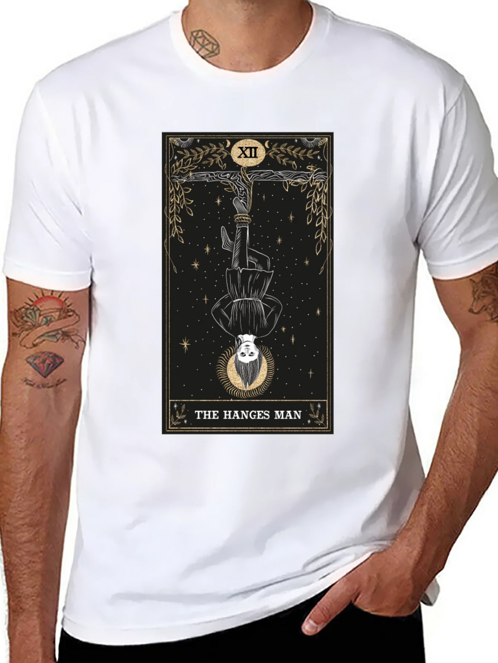 The Hanged Man Tarot Card T-Shirt