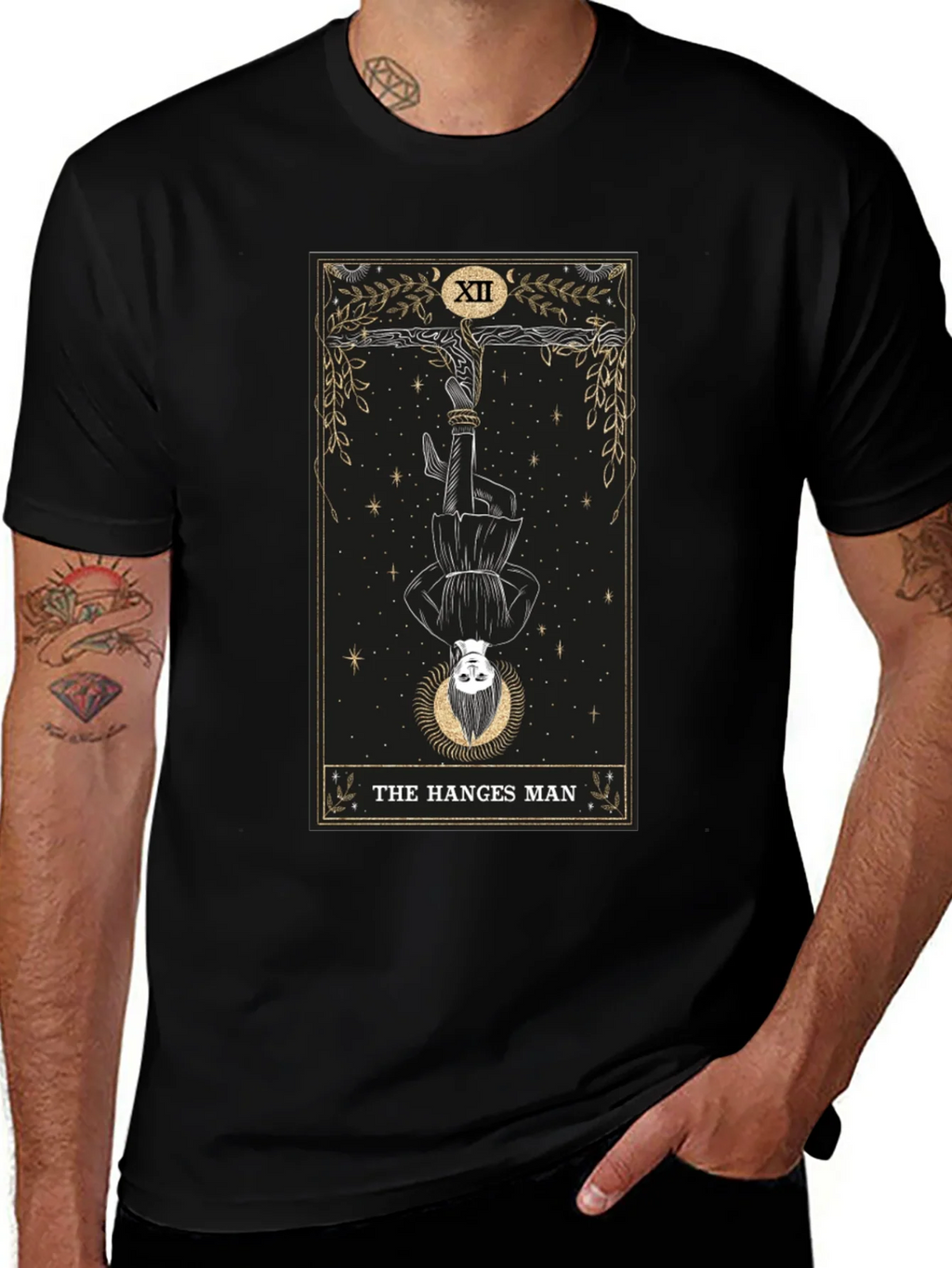 The Hanged Man Tarot Card T-Shirt