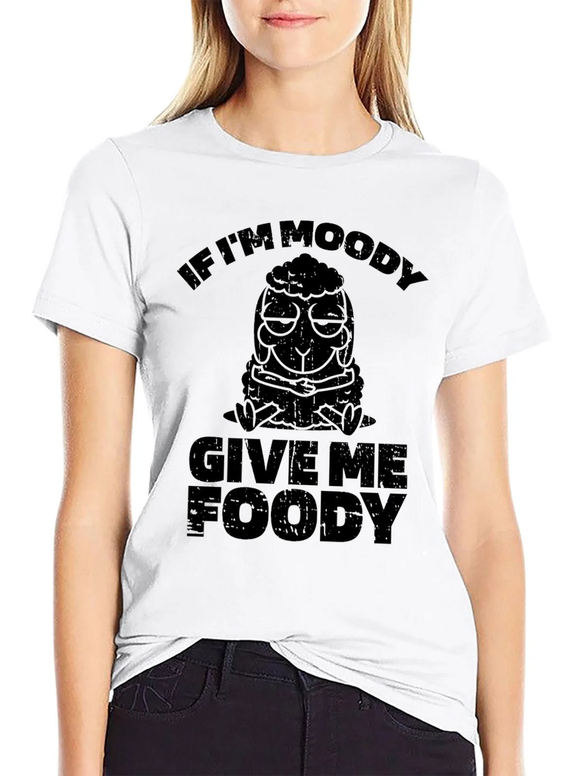 Moody Sheep Funny Graphic Tee