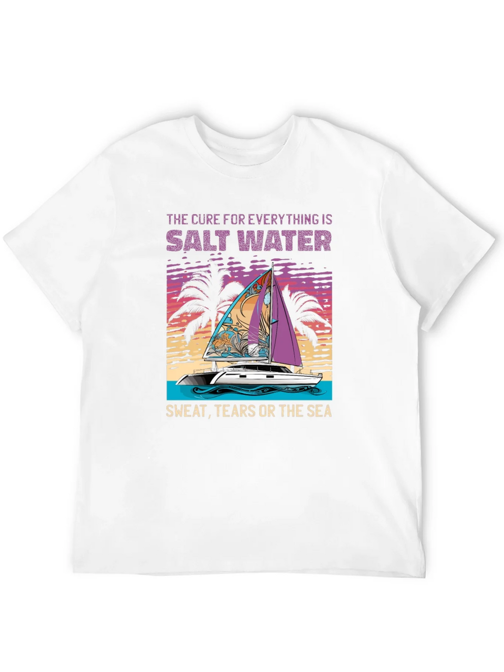 Salt Water Cure Black Graphic Tee